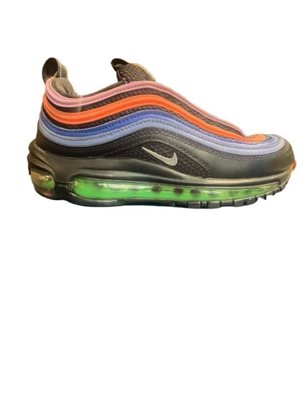 Nike Air Max 97 Multi-Color Black Electro Green Fuchsia Sneakers CW6028-001